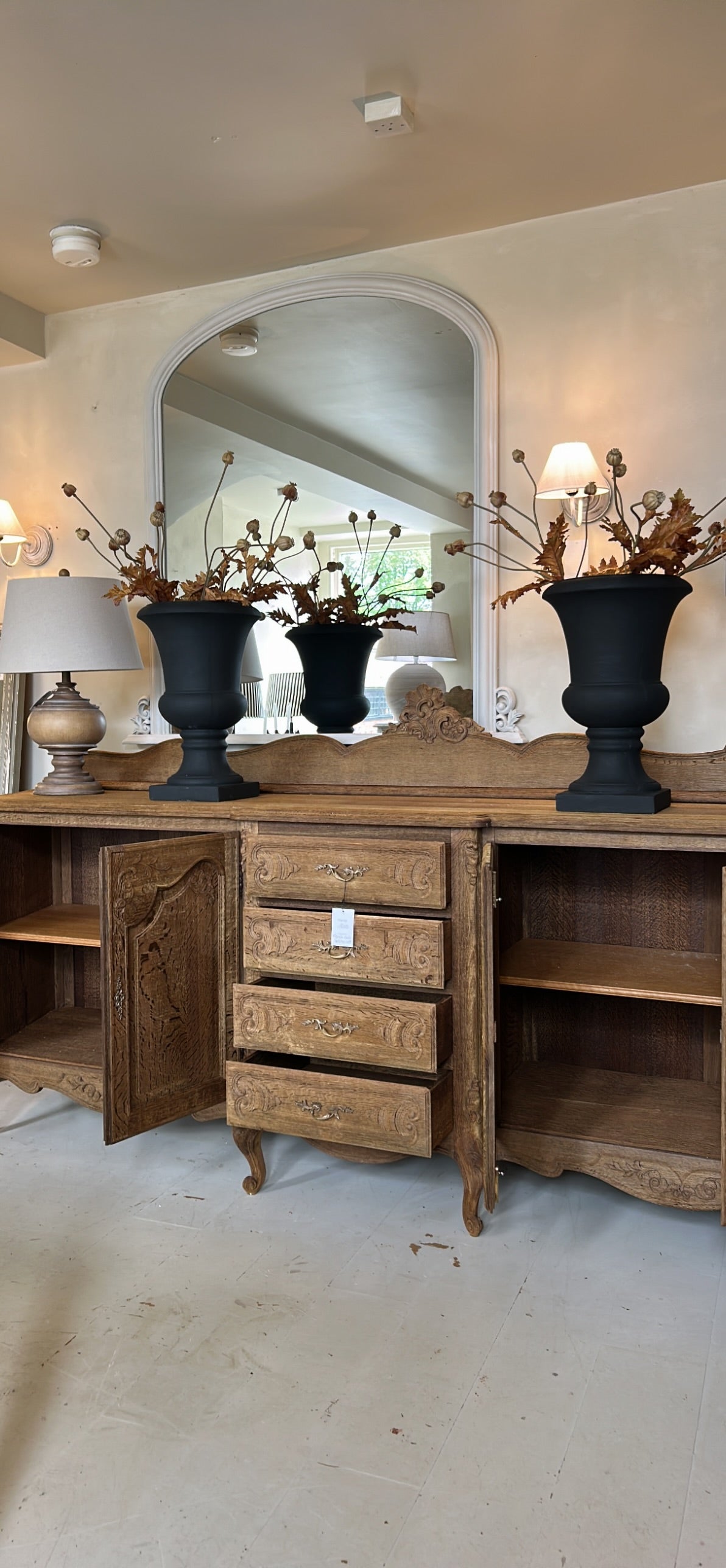 Antique Oak French sideboard