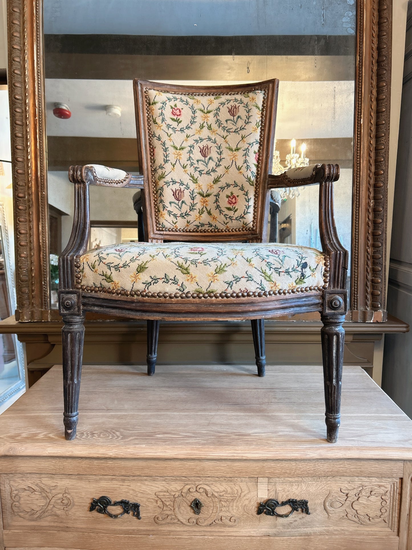 Antique French armchair