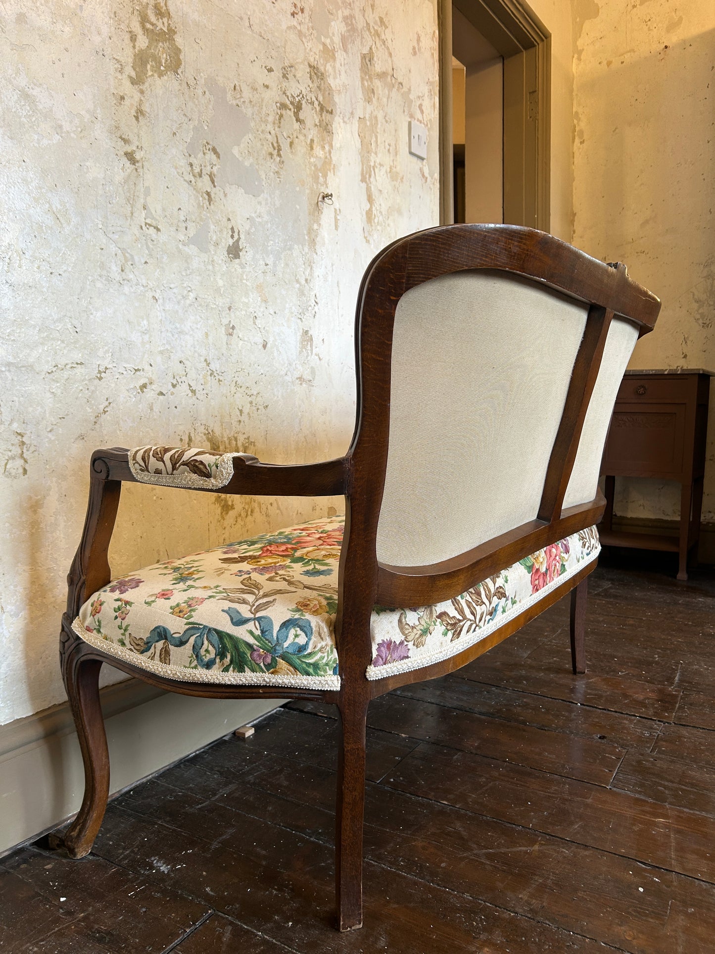 French upholstered sofa