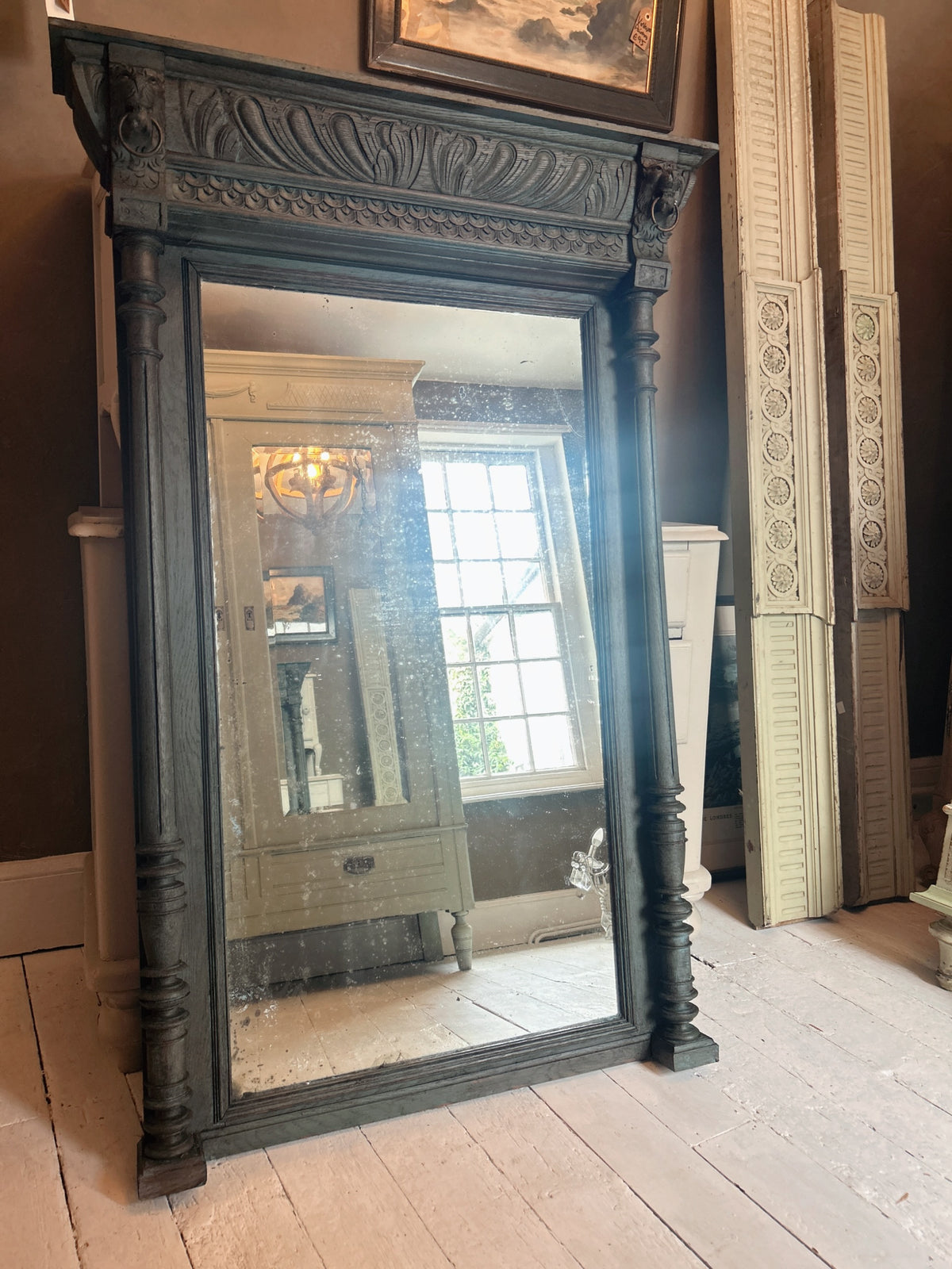 French antique mirror