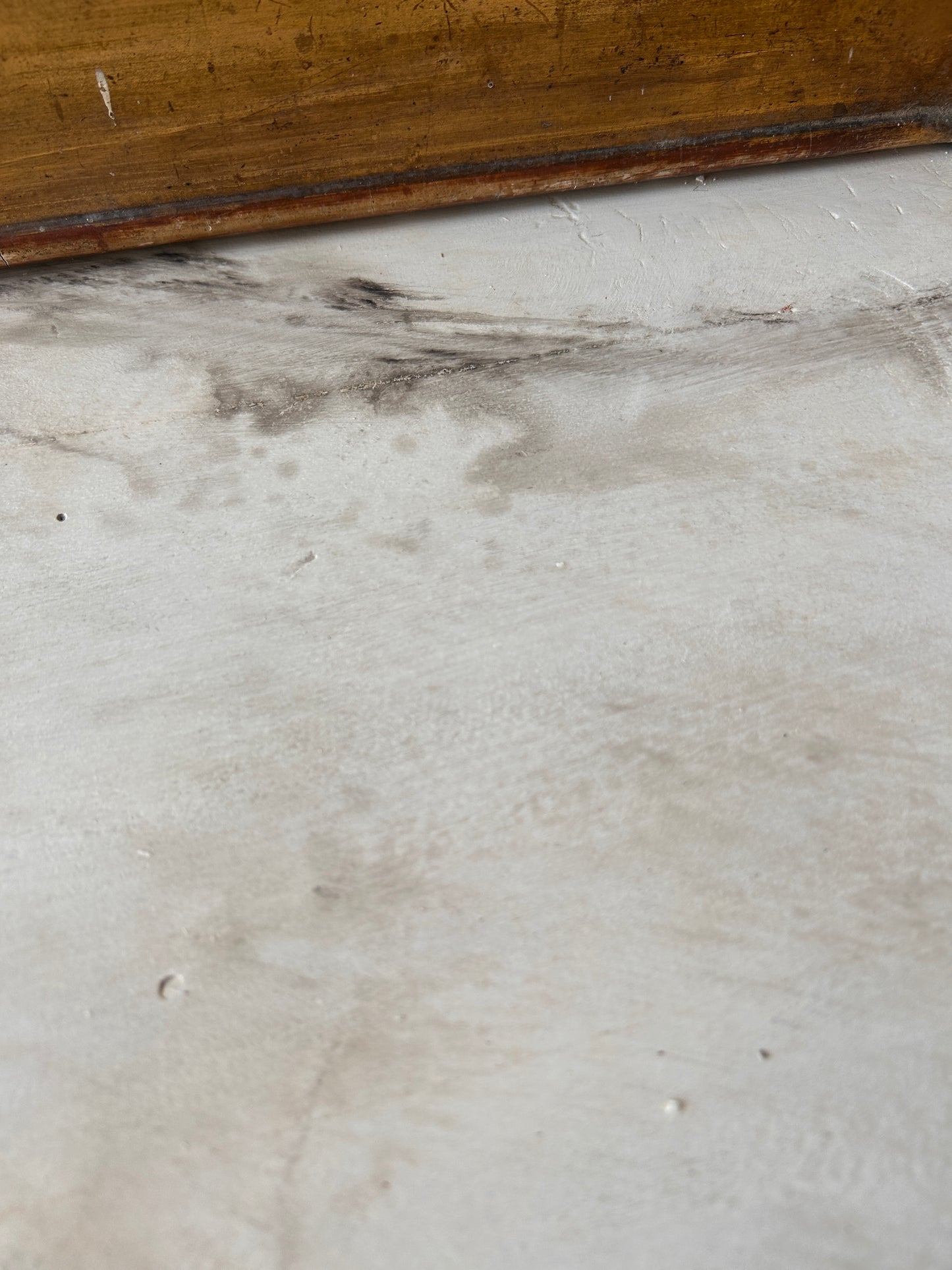 Dutch painted cabinet with faux marble top