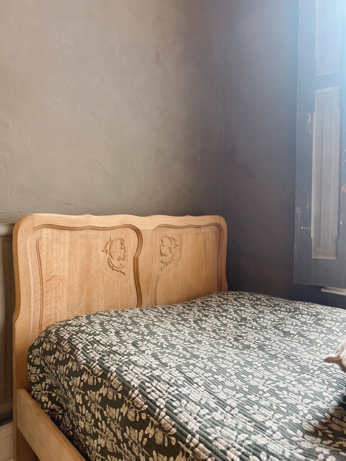 Pair of French sandblasted Single beds