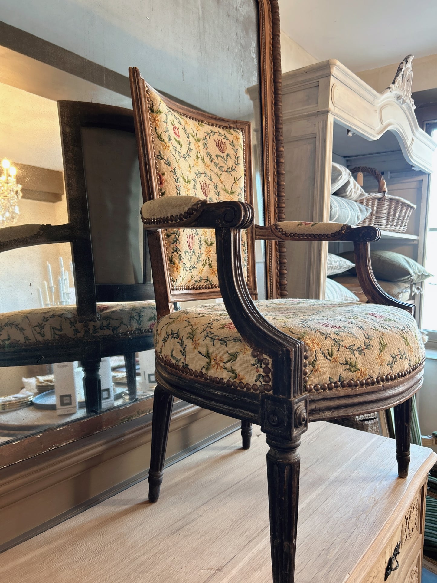 Antique French armchair