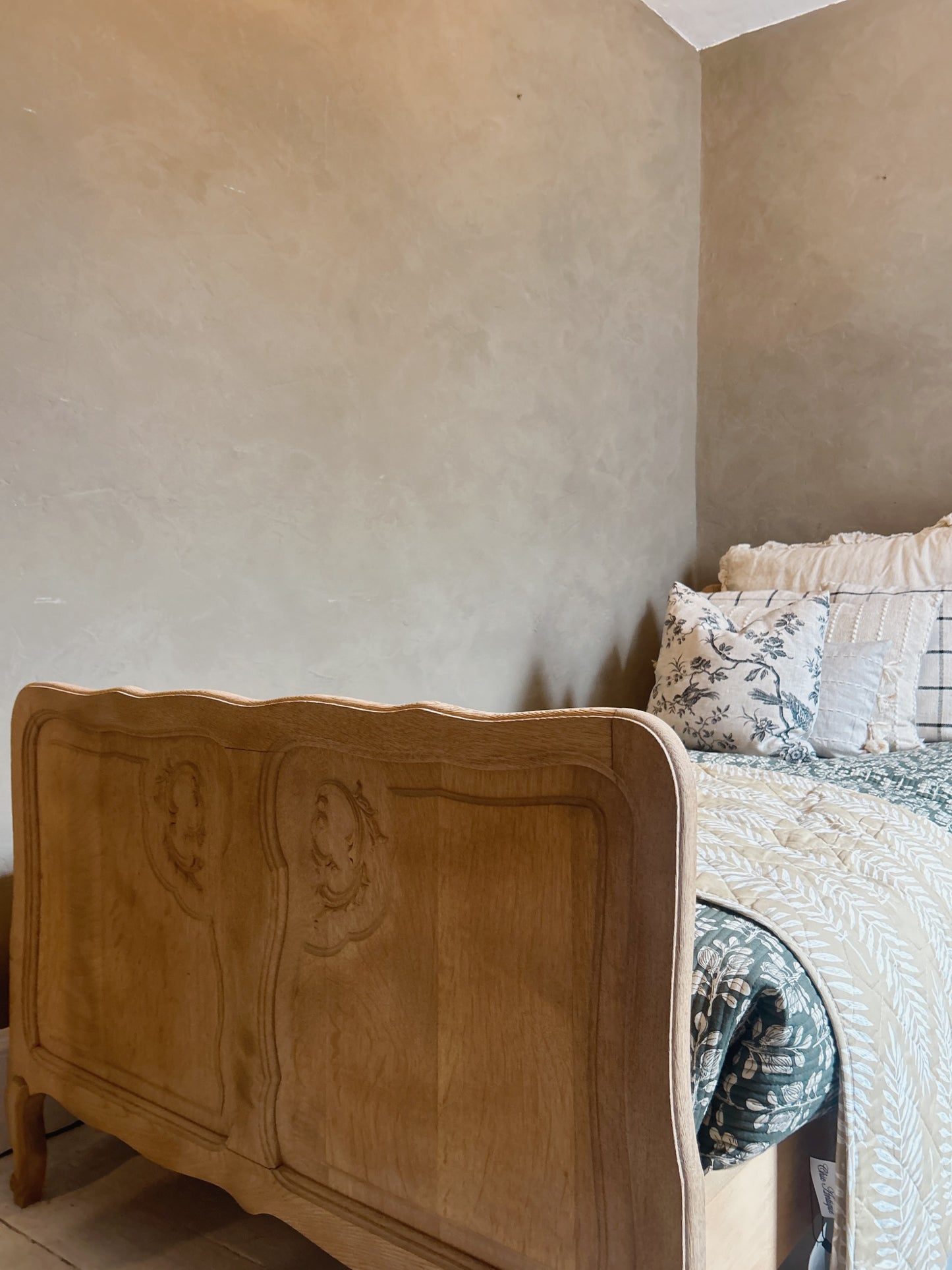 Pair of French sandblasted Single beds