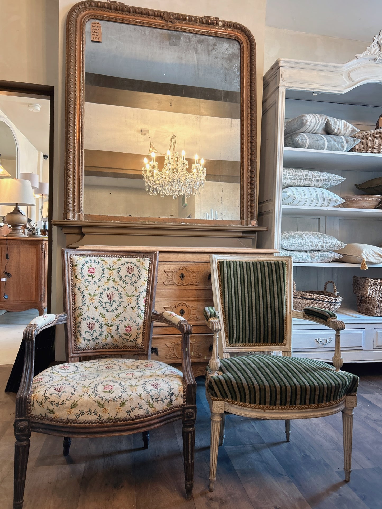 French antique armchair