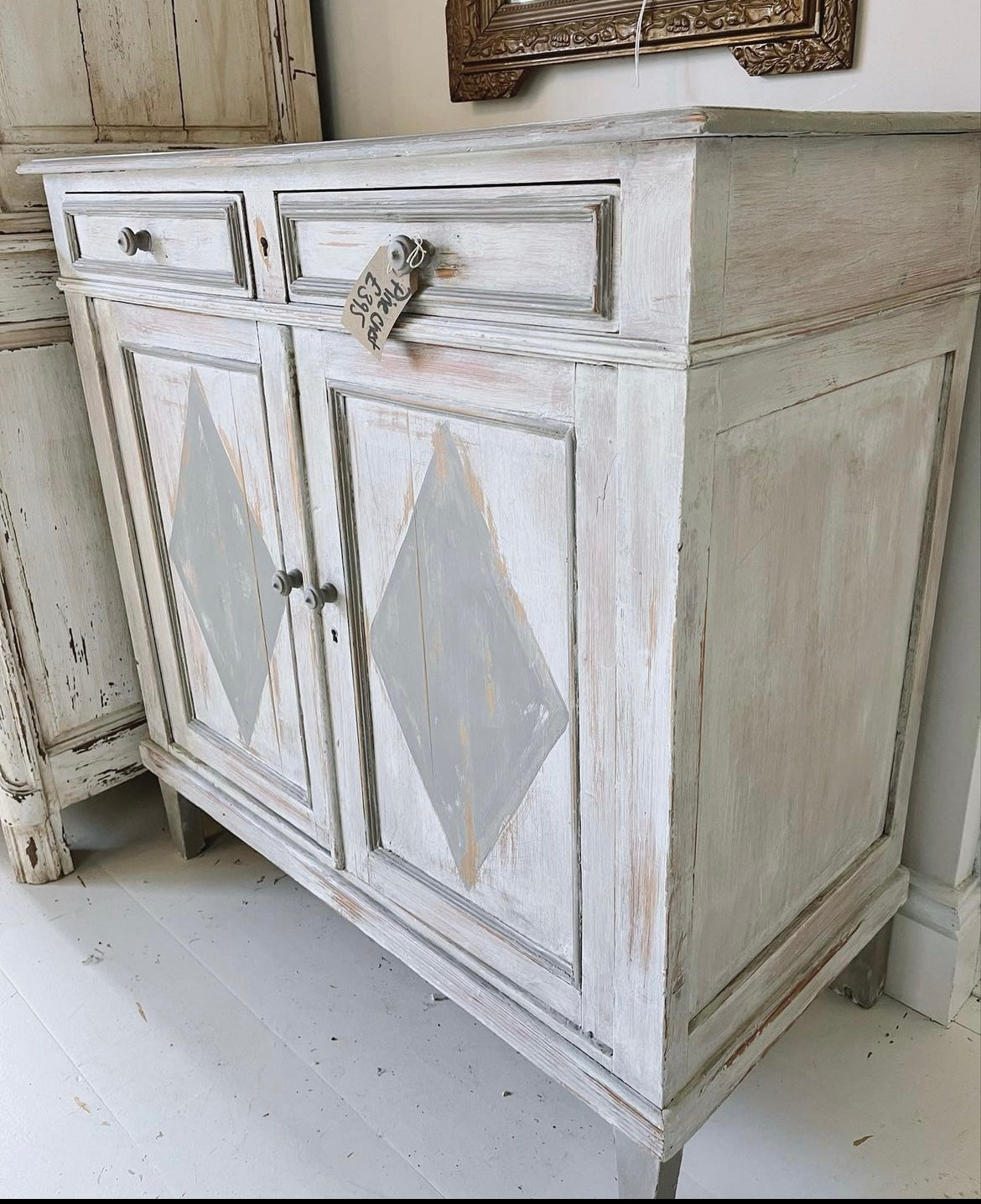 Painted cupboard