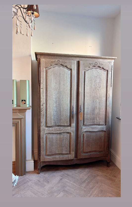 French oak Louis Armoire - wardrobe