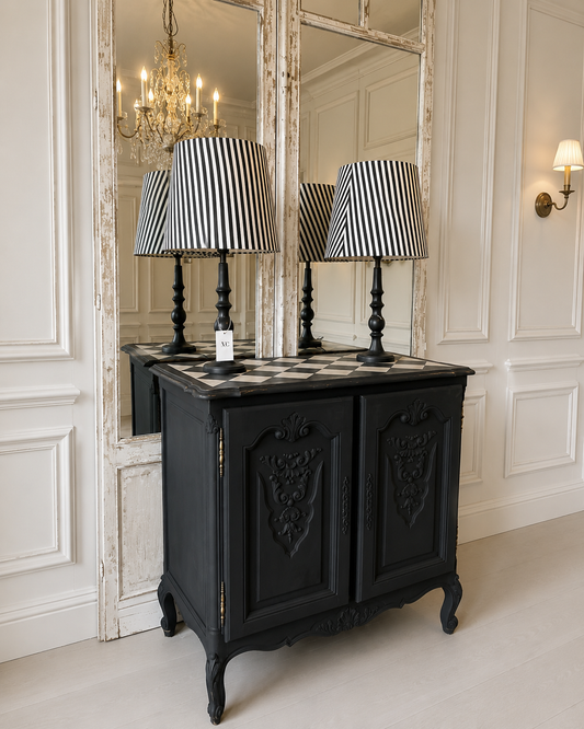 French painted cabinet