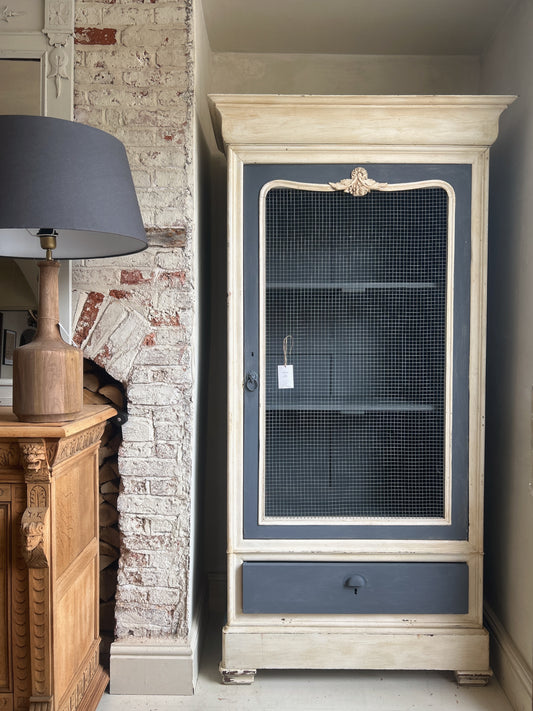 French linen armoire