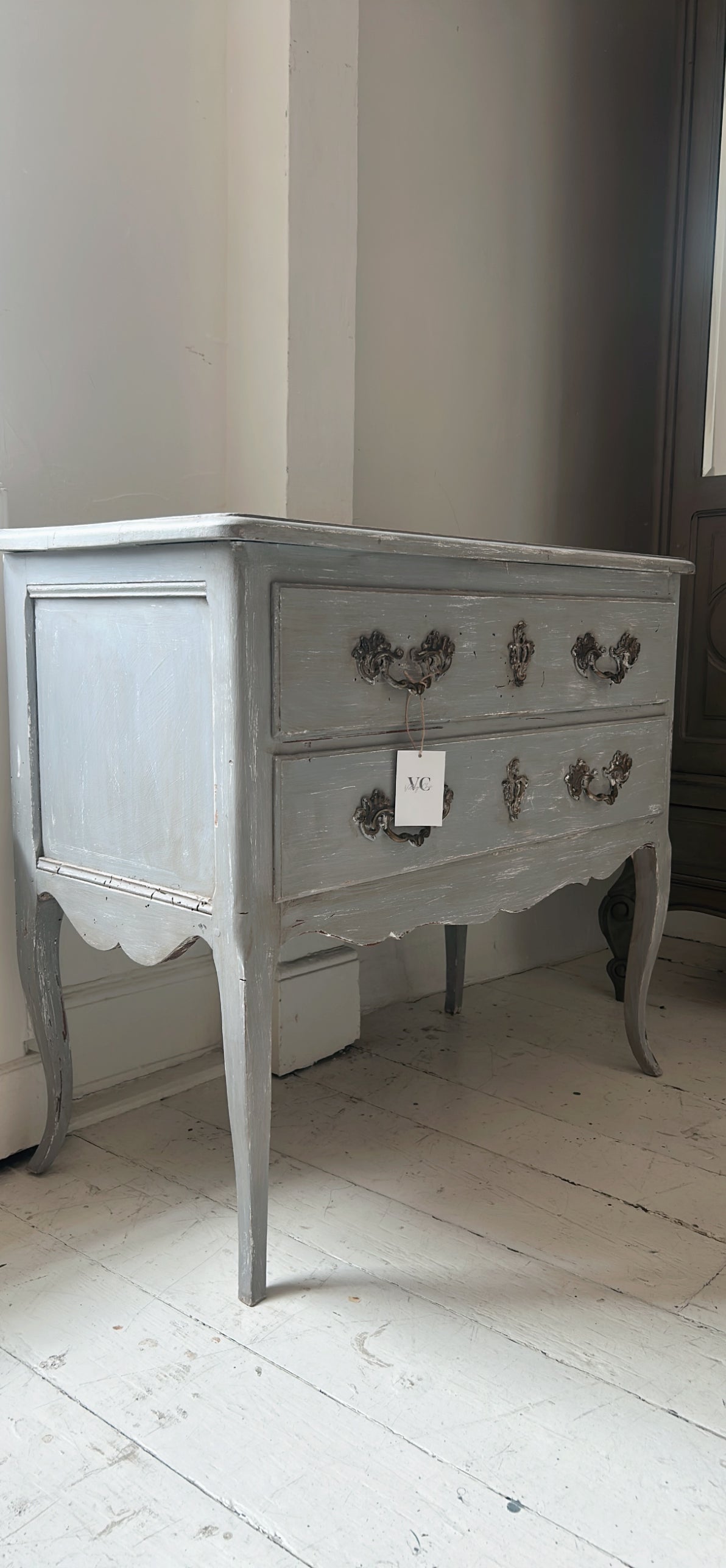 French Louis XV painted commode