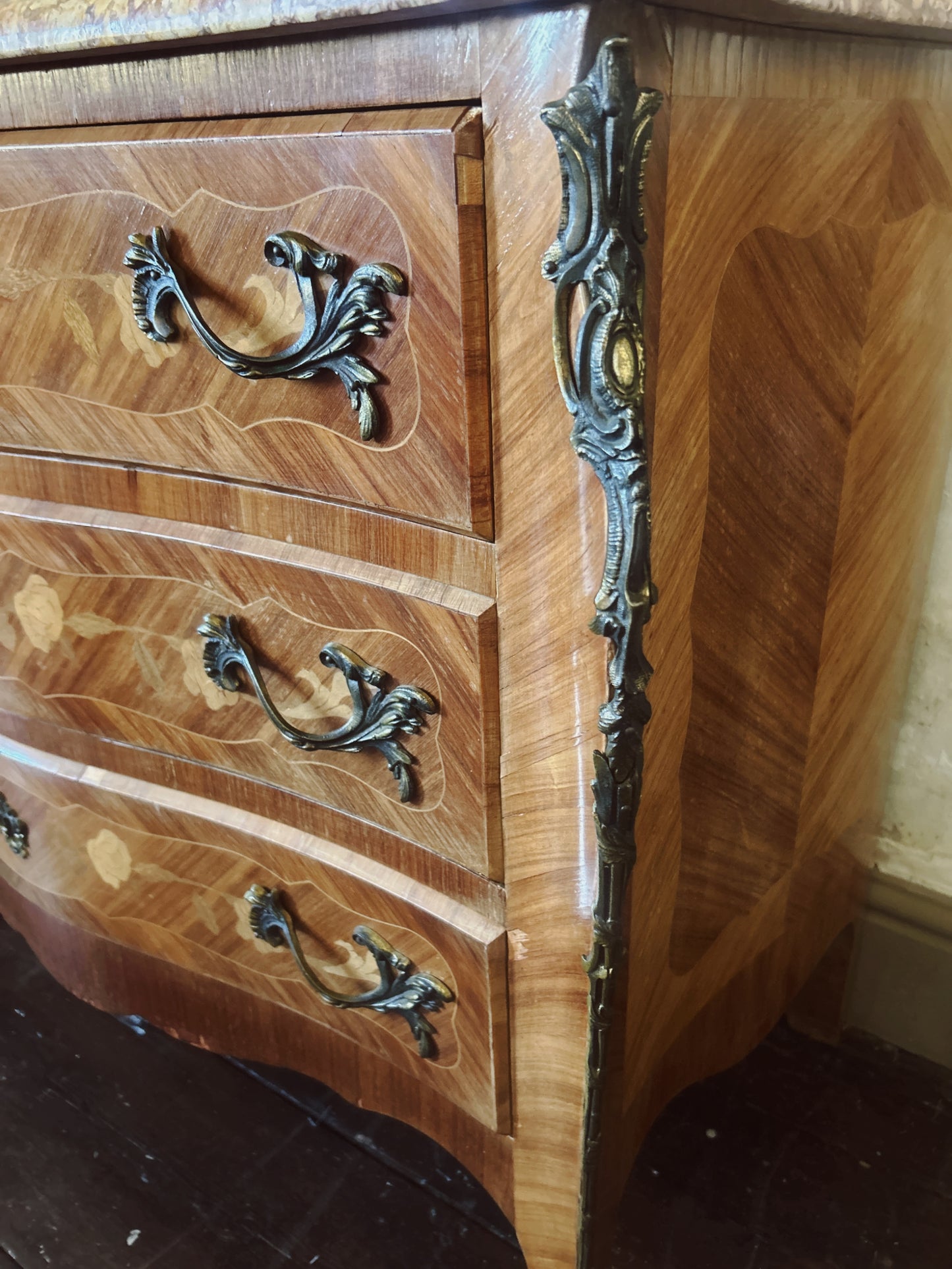 French Antique marble commode