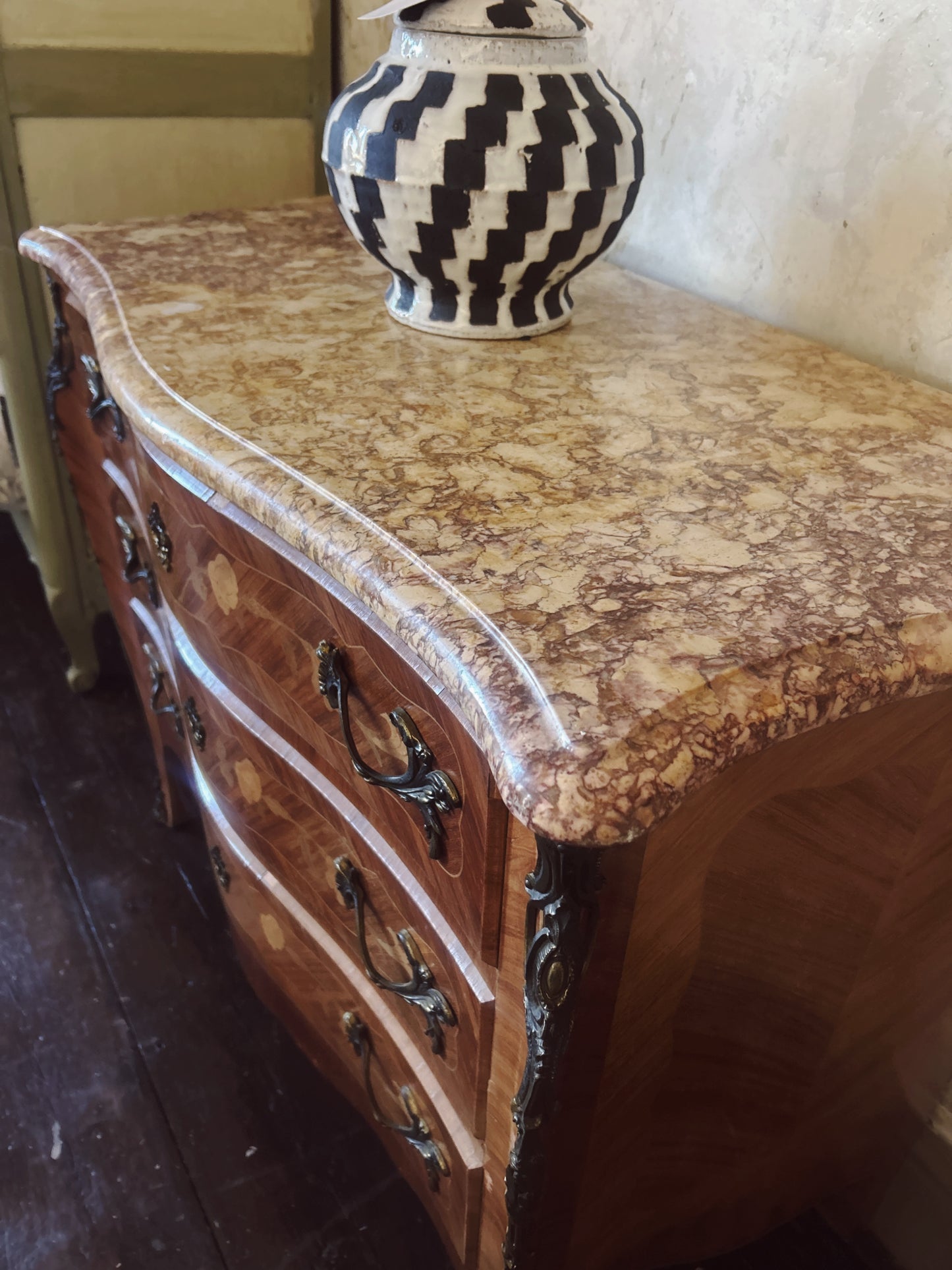 French Antique marble commode