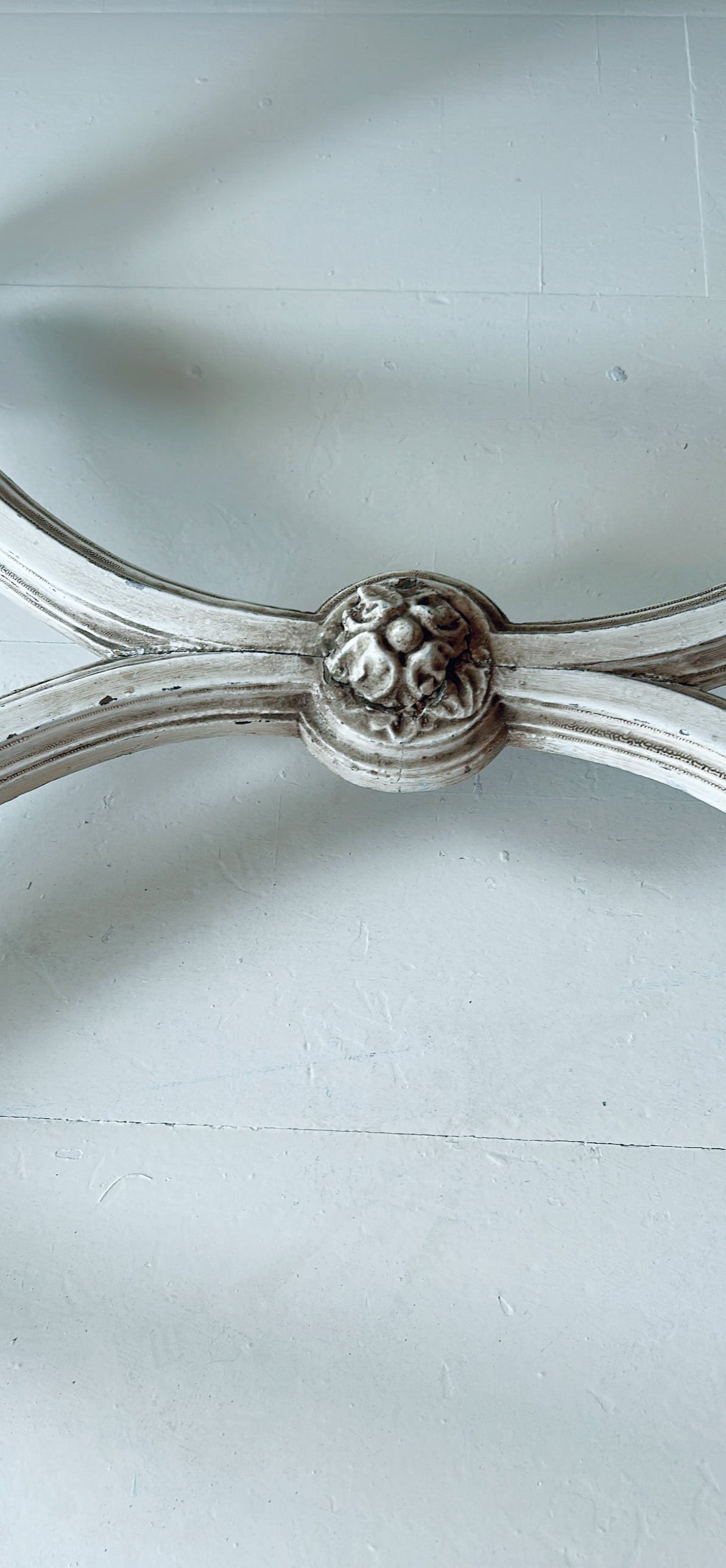 Vintage marble top coffee table - side table