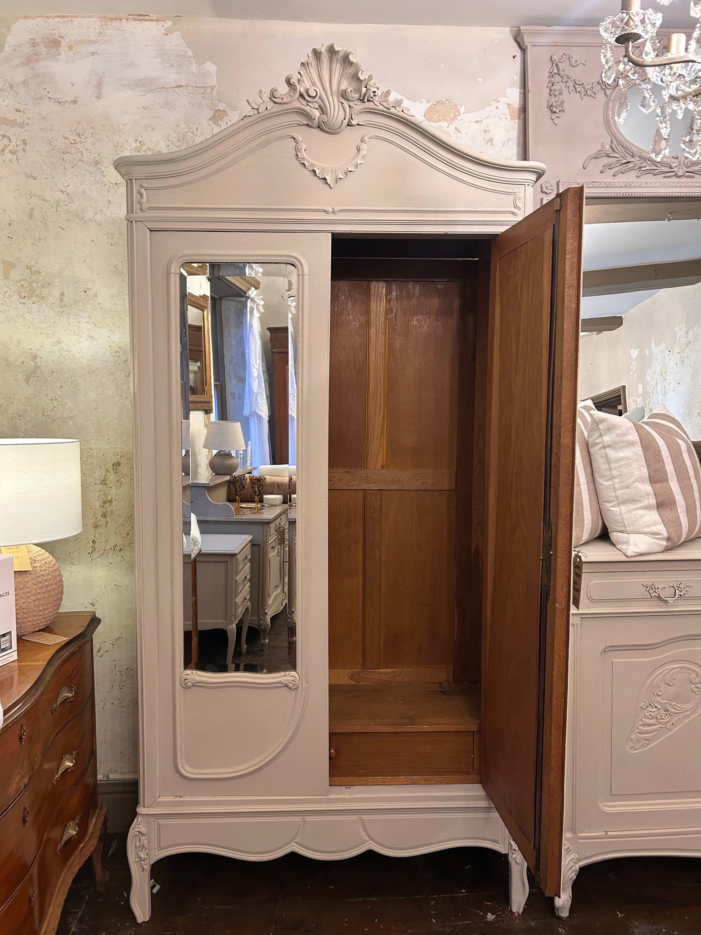 French antique Louis XV armoire