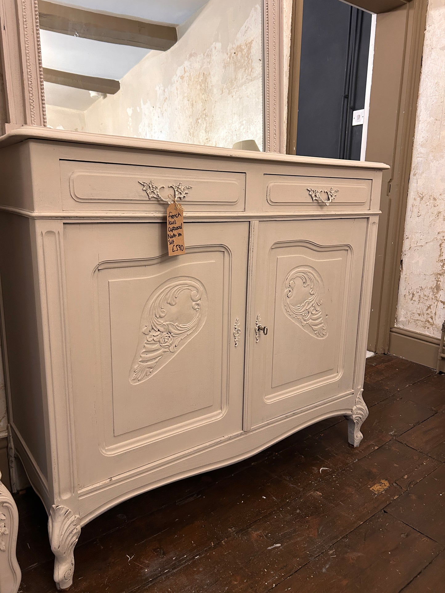 French painted cabinet