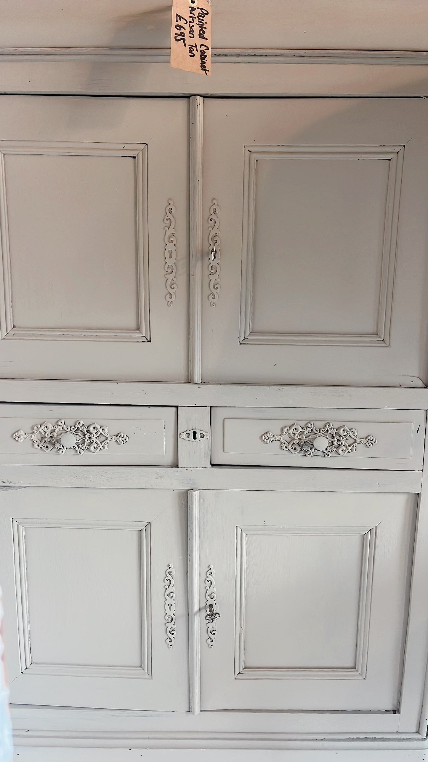 French painted cupboard Artisan Tan
