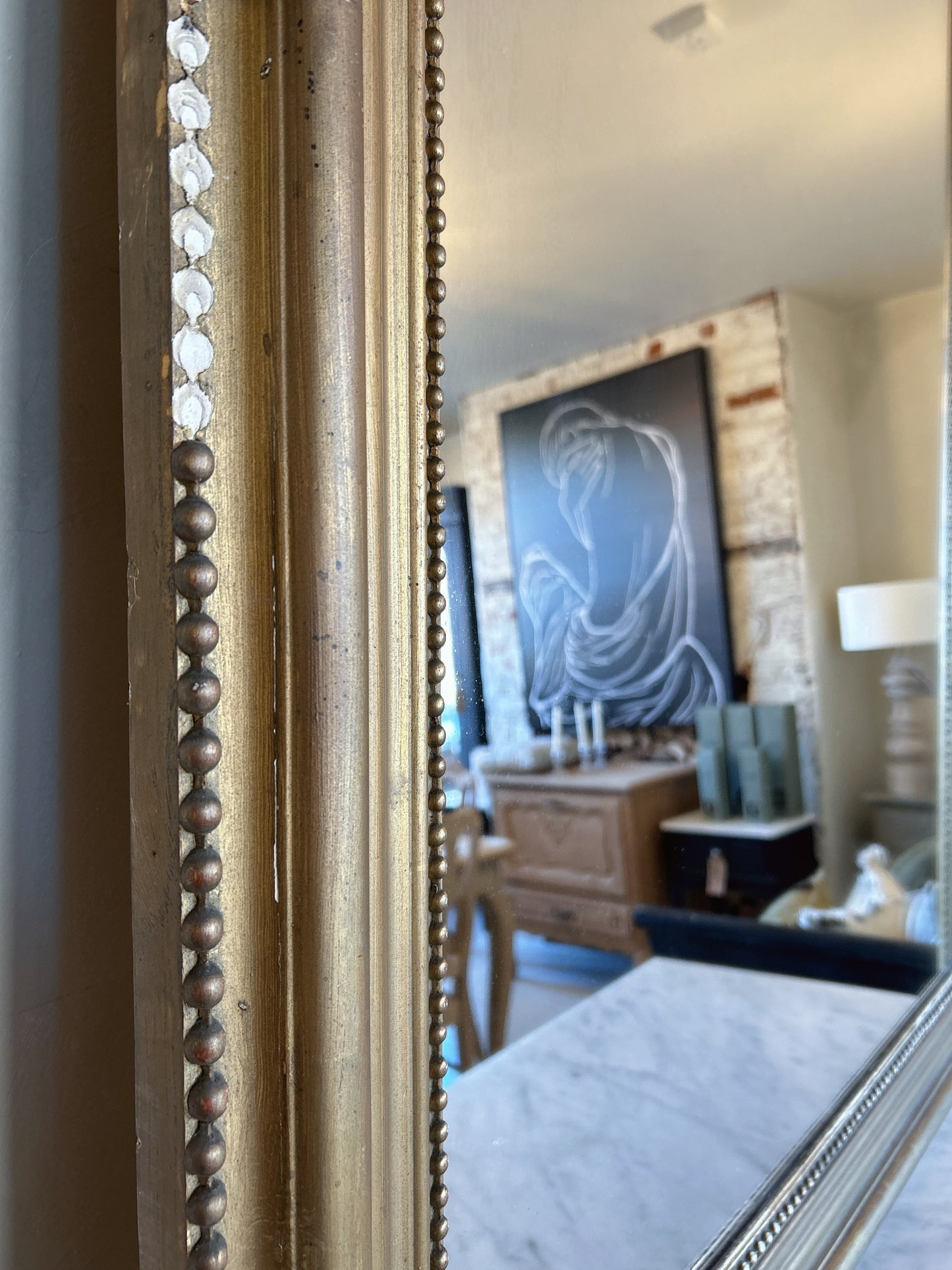 French antique mirror