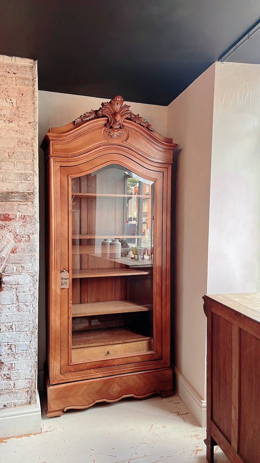 Antique French Louis Armoire linen cupboard