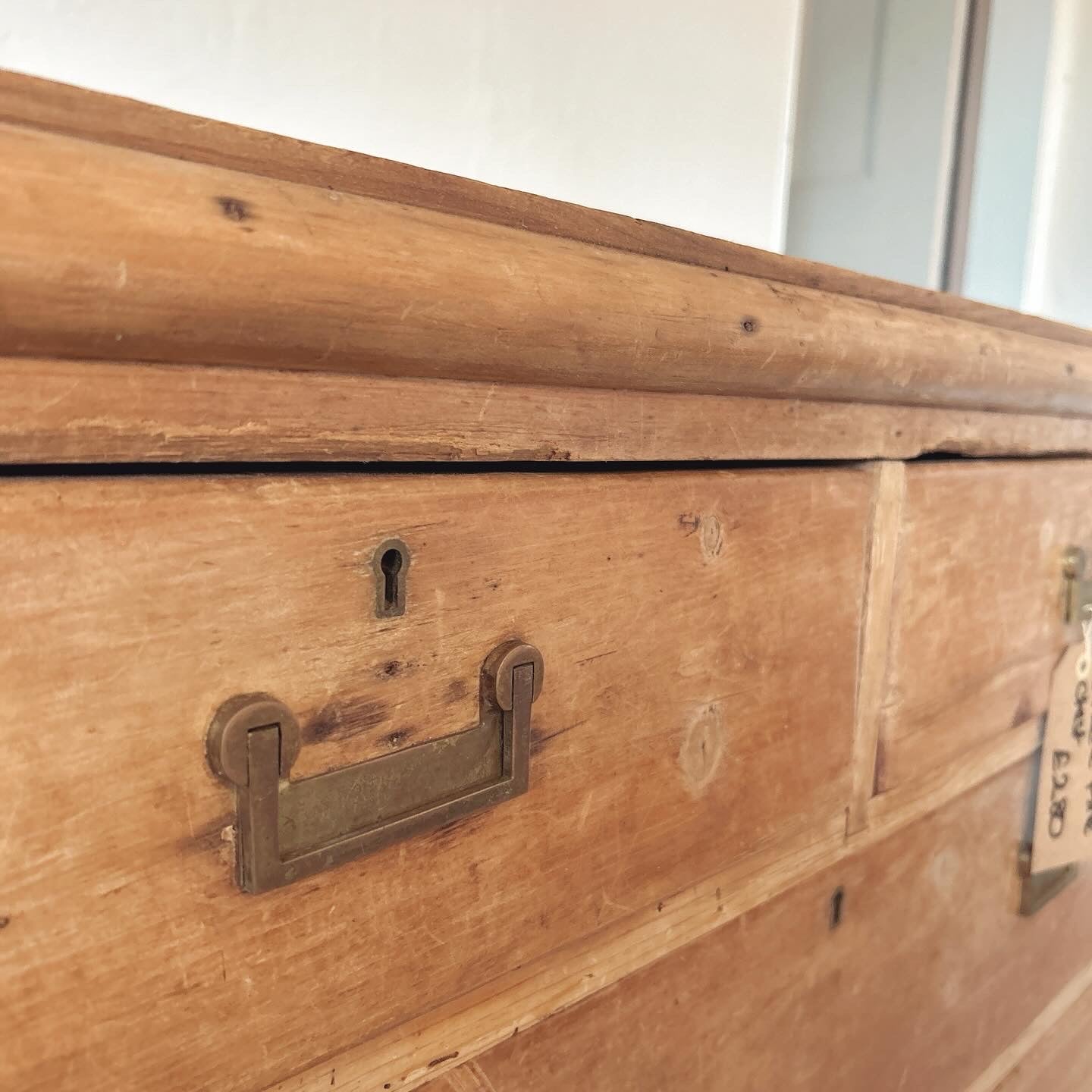 Antique pine chest of drawers