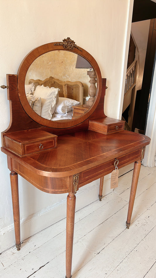 French rosewood dressing table