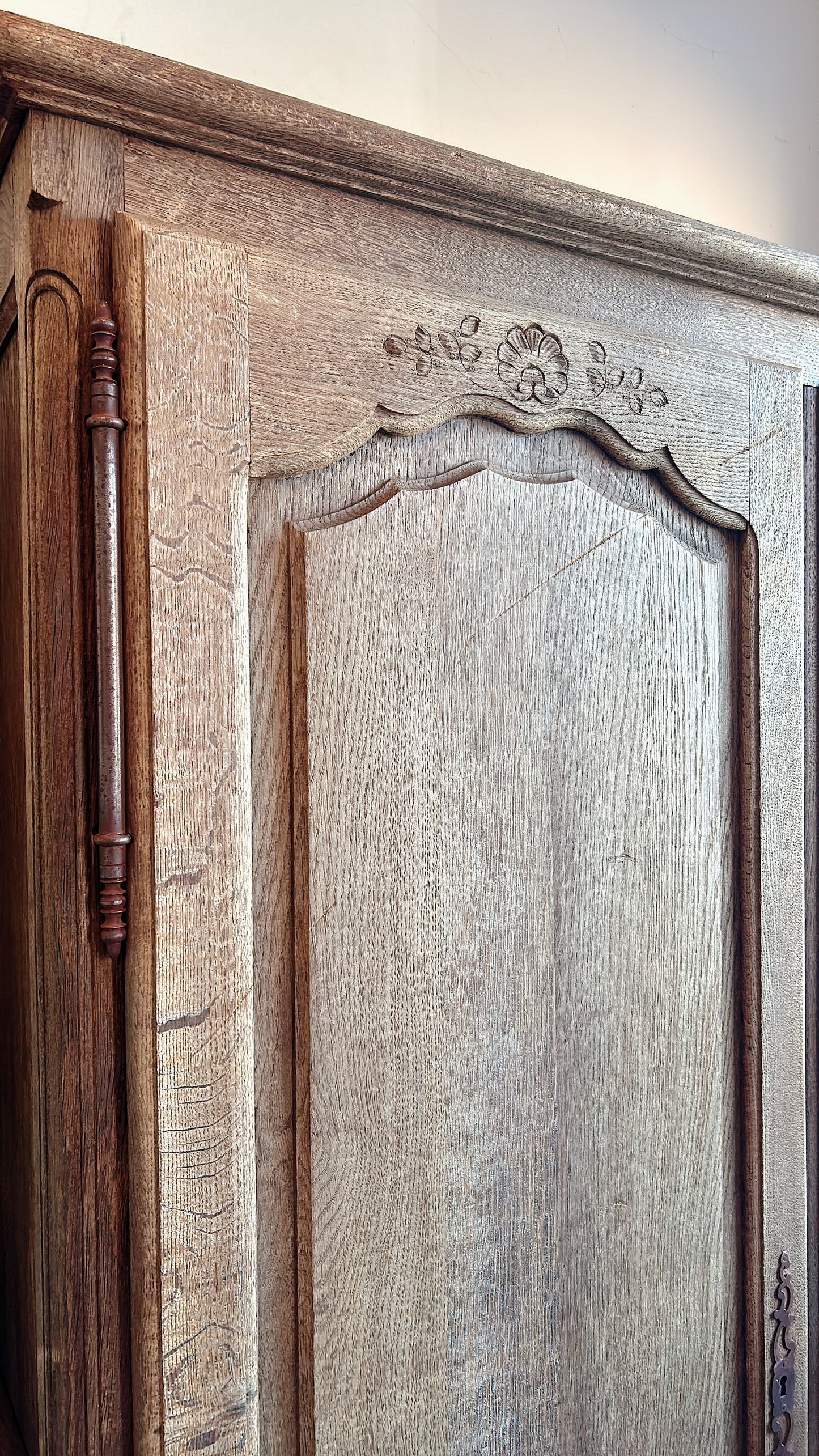 French oak Louis Armoire - wardrobe