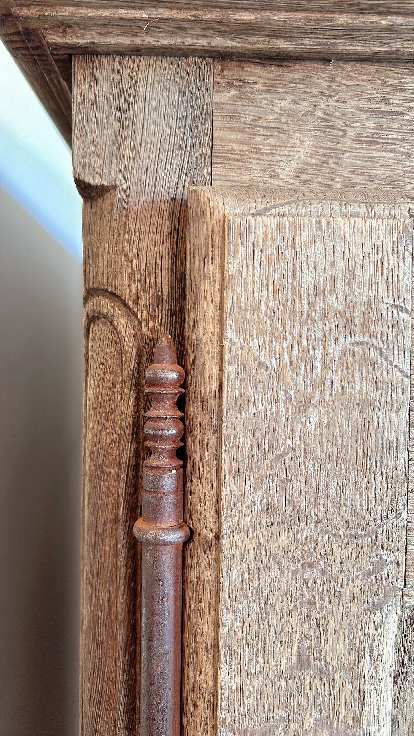 French oak Louis Armoire - wardrobe