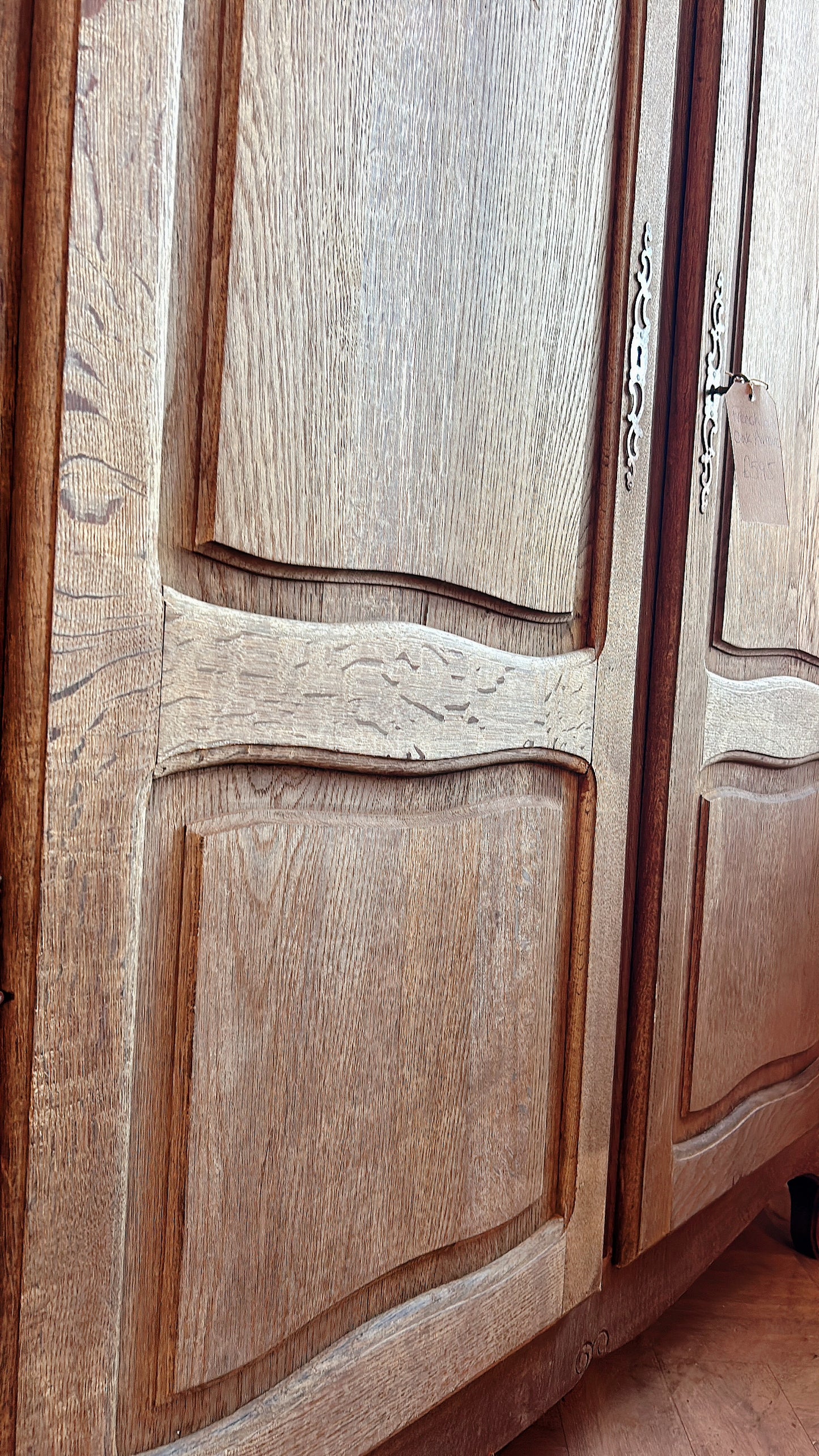 French oak Louis Armoire - wardrobe