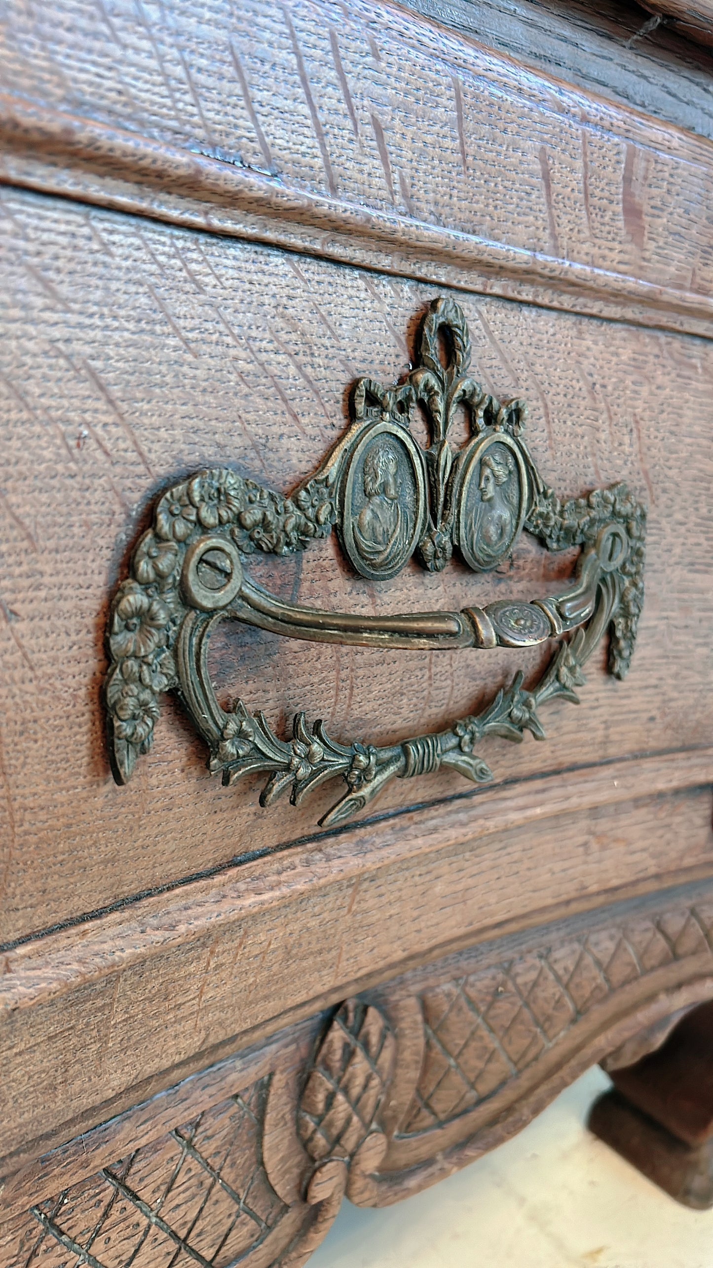 French antique 18th century chest of drawers