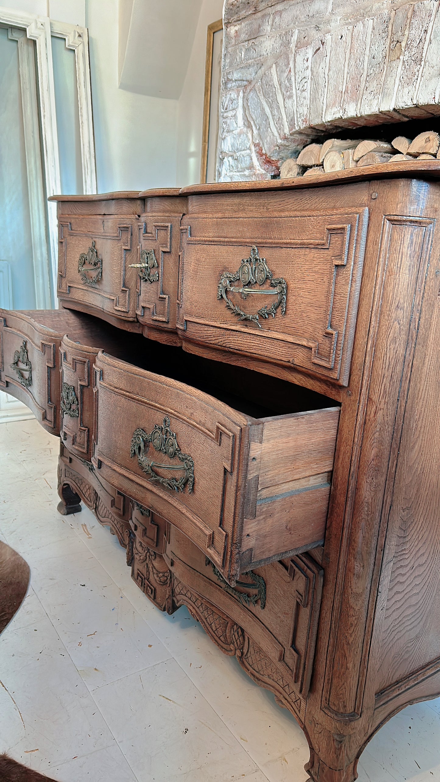 French antique 18th century chest of drawers