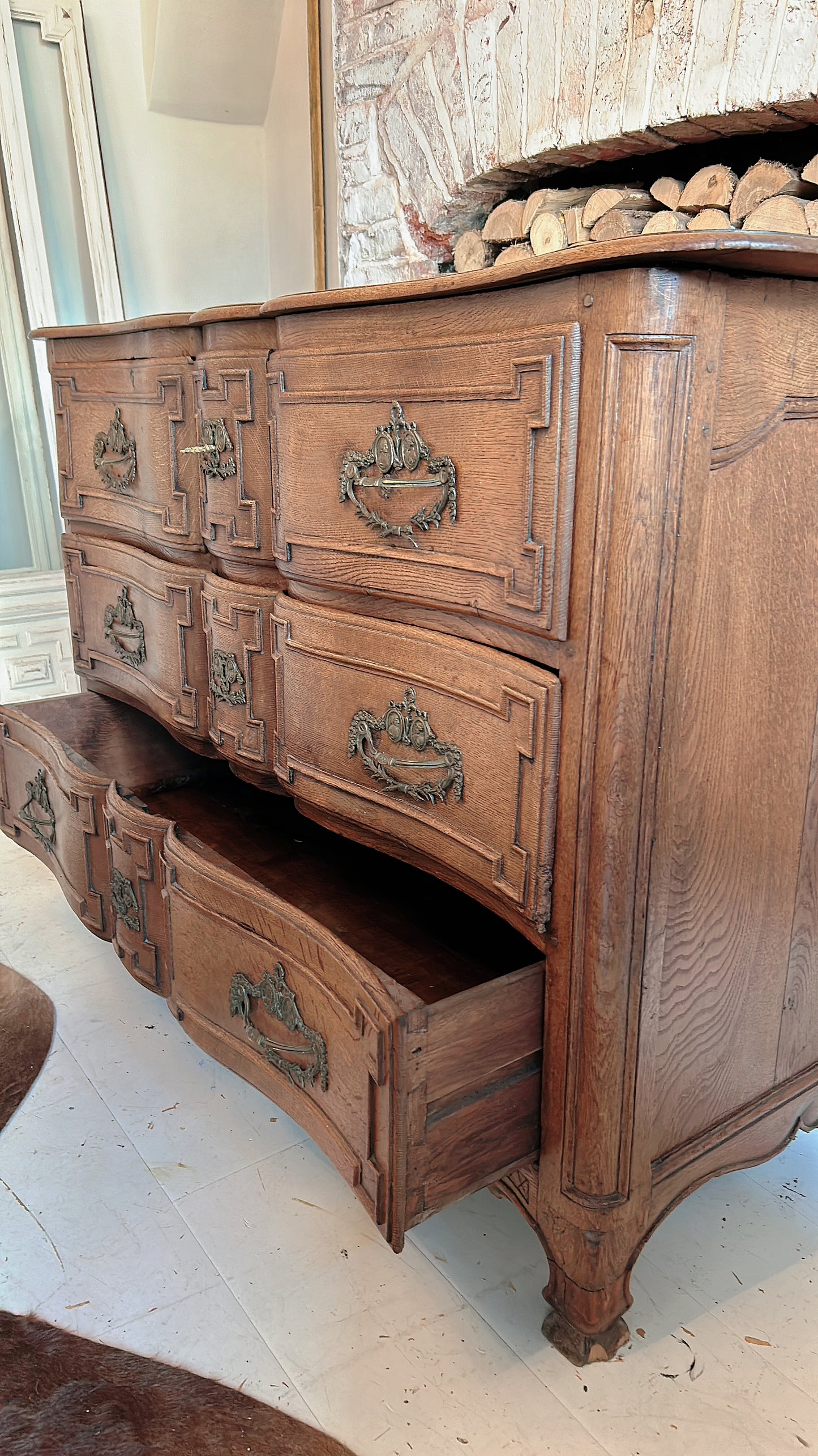 French antique 18th century chest of drawers