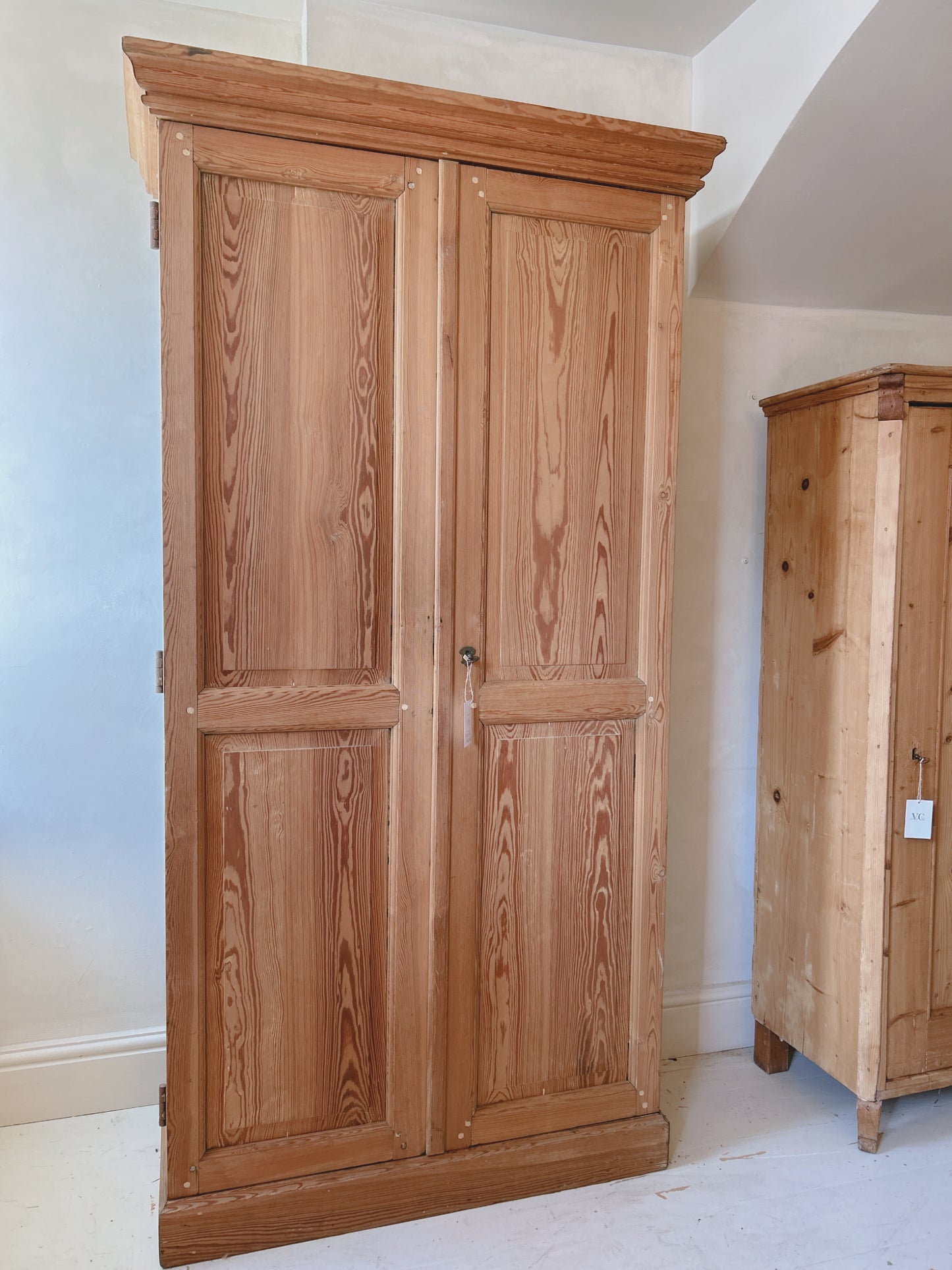 Antique French Pine hall cupboard