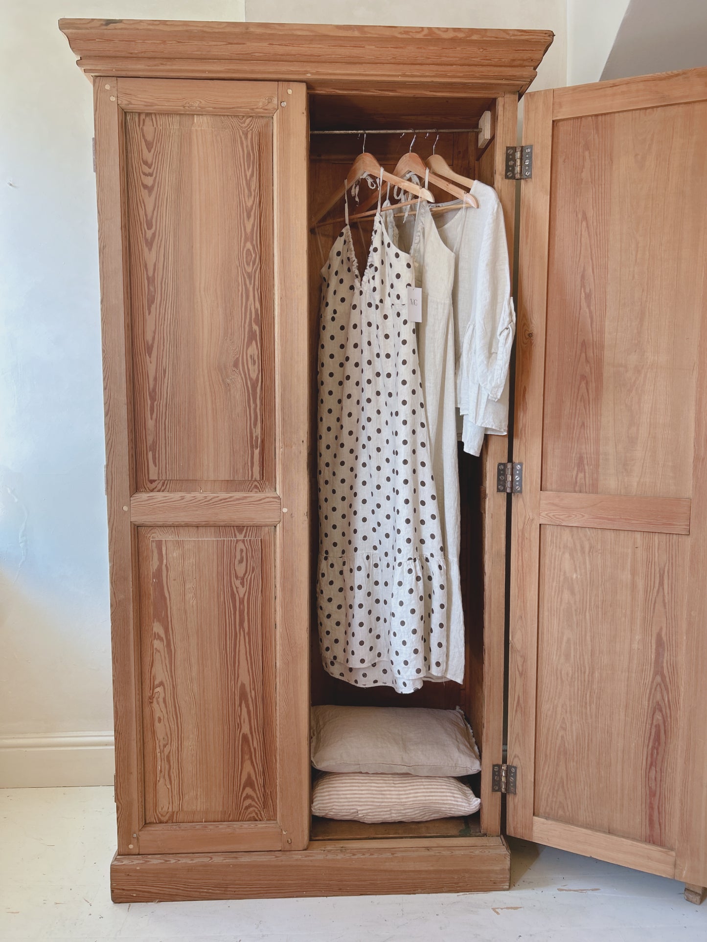 Antique French Pine hall cupboard