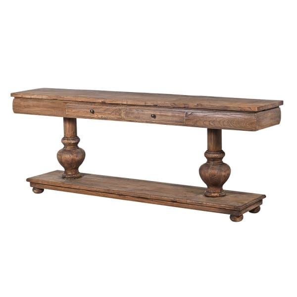 Reclaimed Elm Long Console