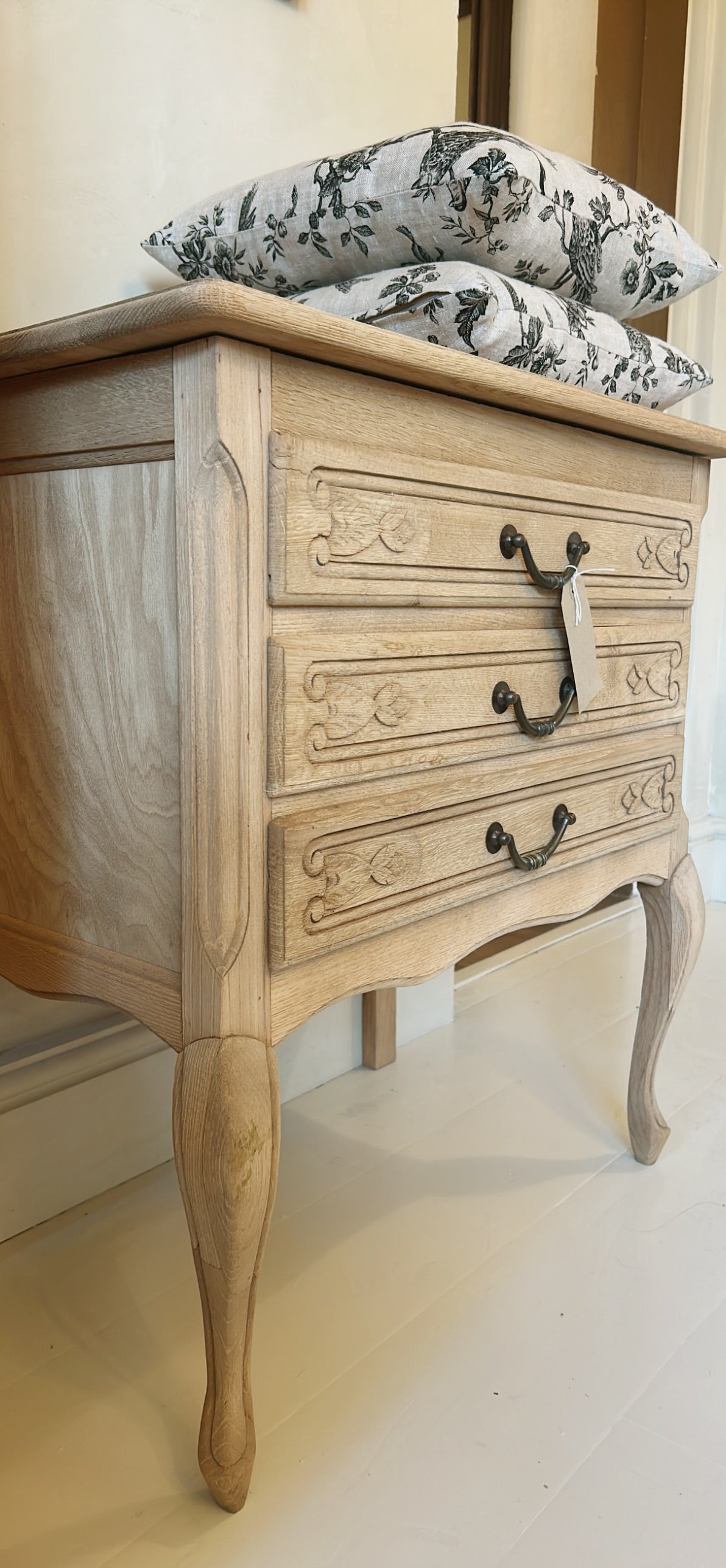 French Oak small chest of drawers