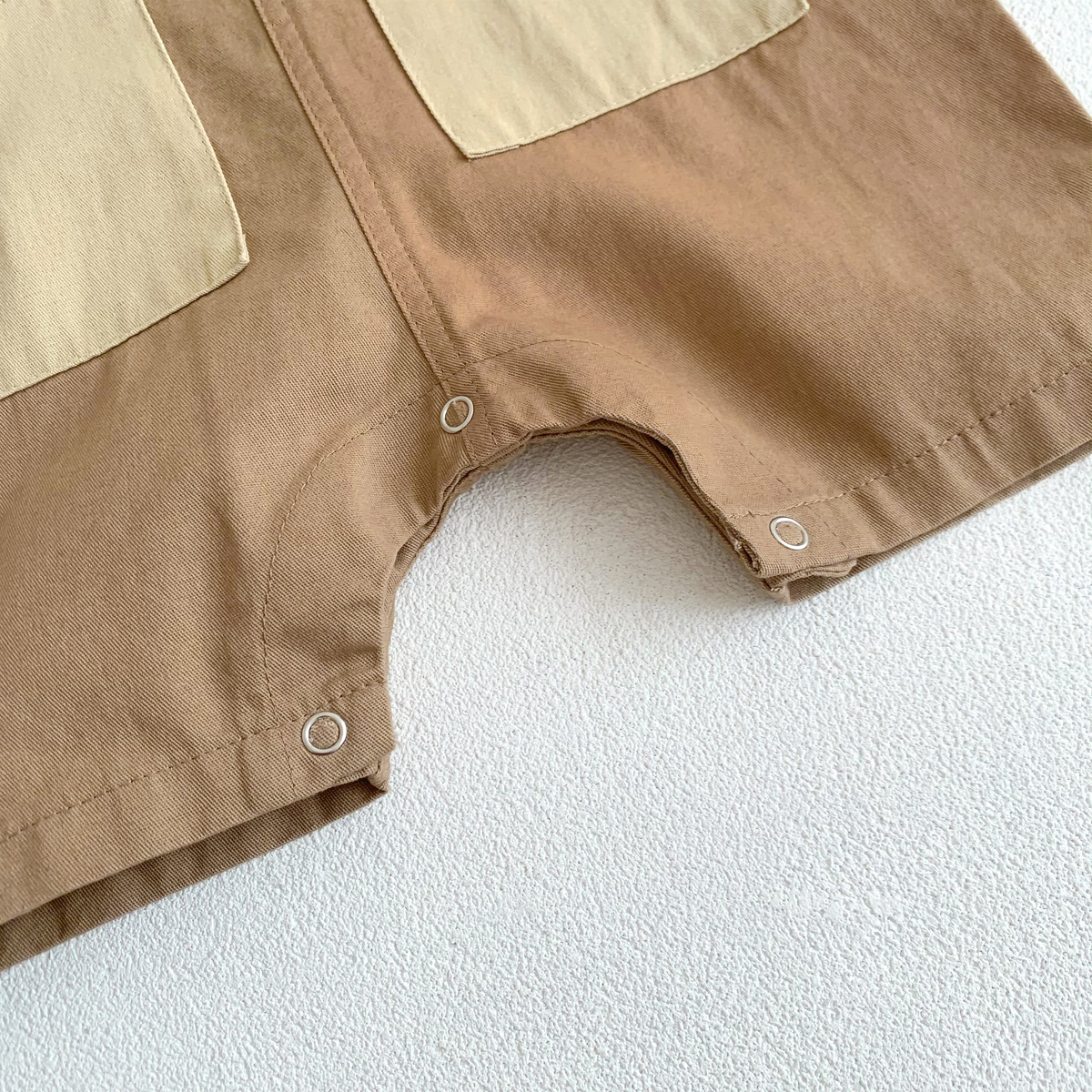 Annie & Charles® JO Overalls: Khaki / 6-12 M