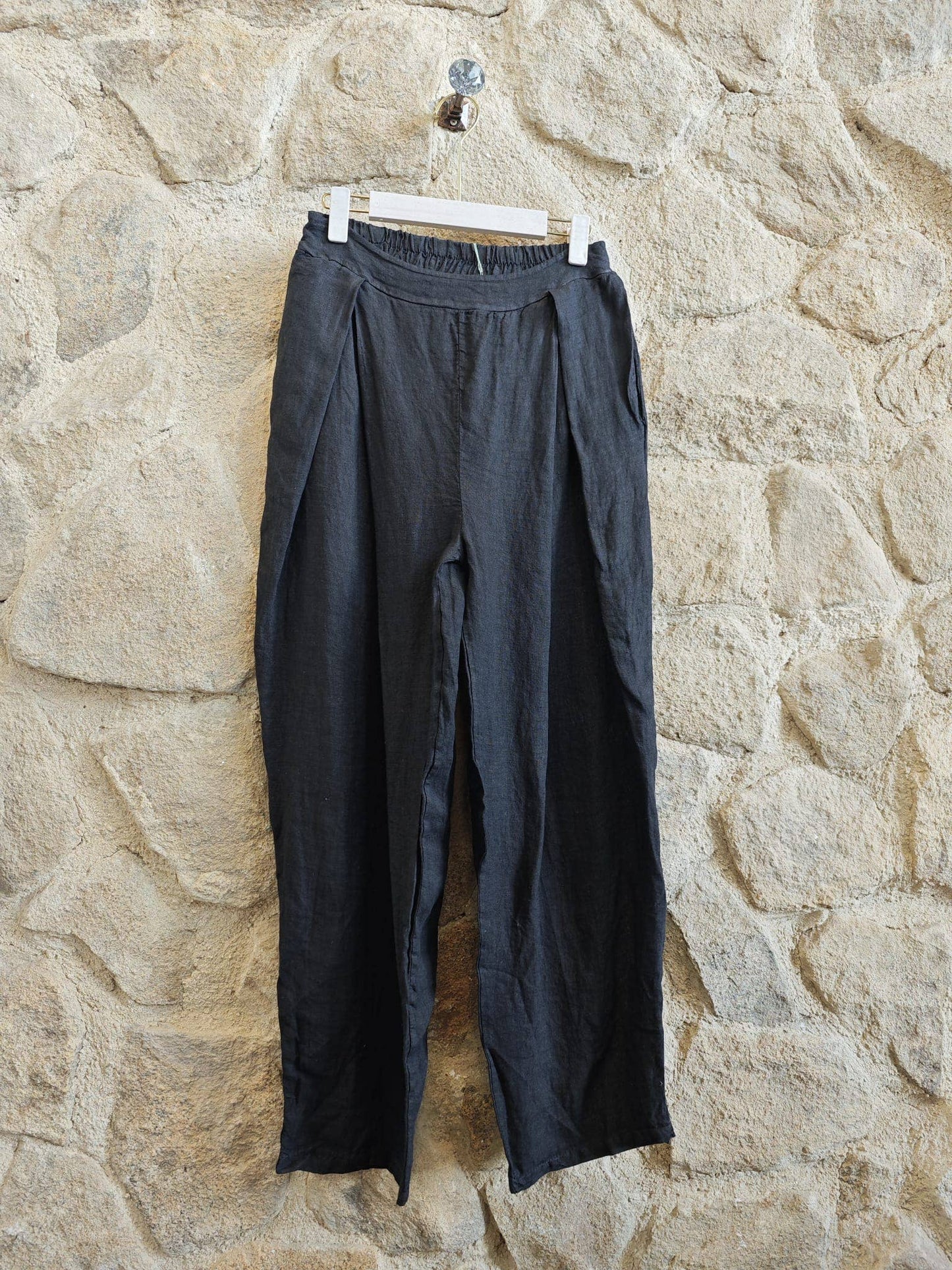 Ref-30622  LINEN PANTS 100%: Khaki