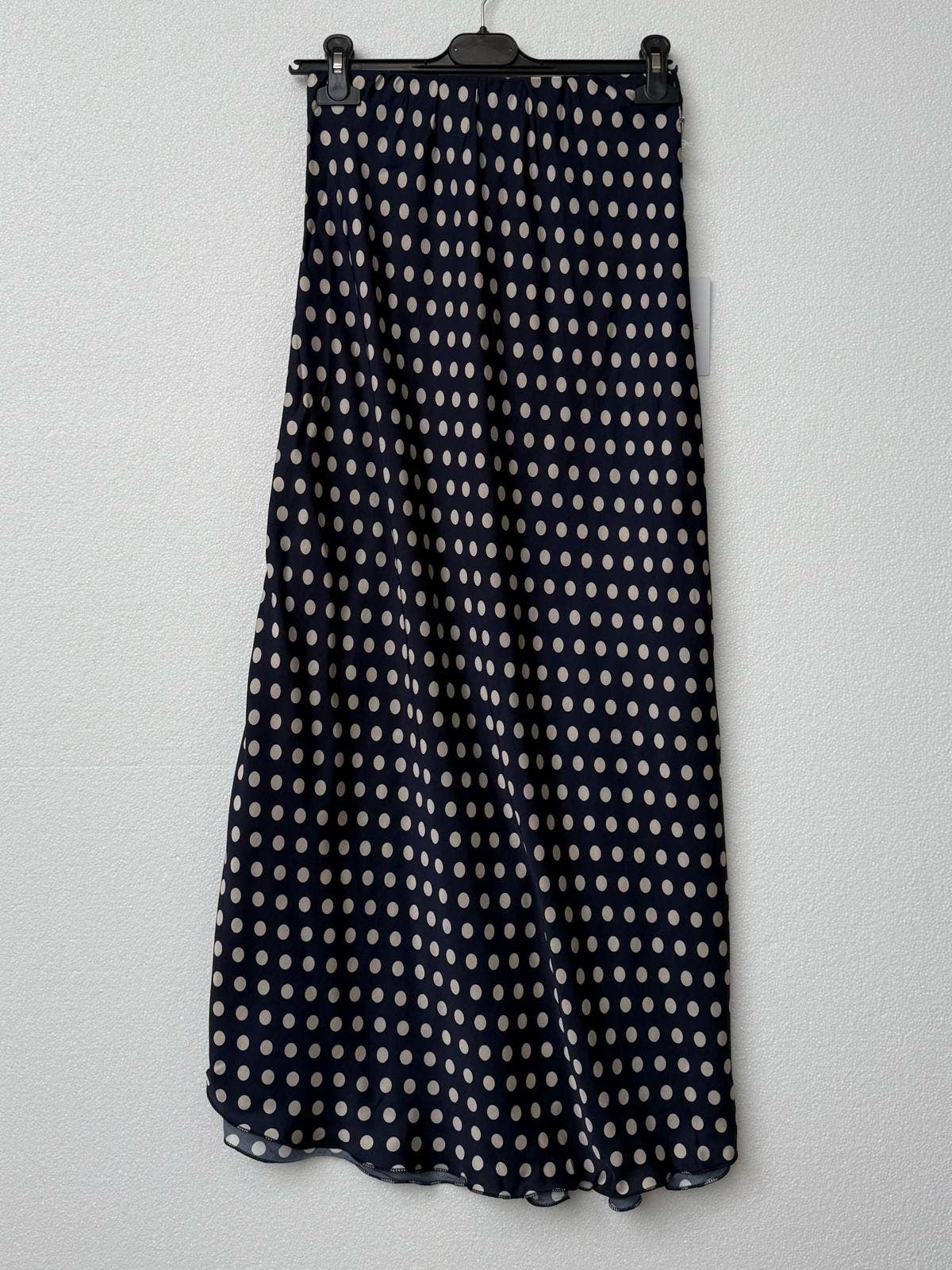 Leopard satin skirt 2337-POIS: Chocolat