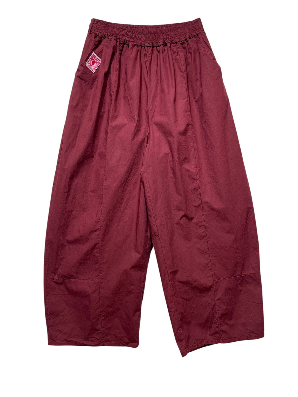 39472 PERCAL COTTON TROUSERS WITH POCKETS: Mole