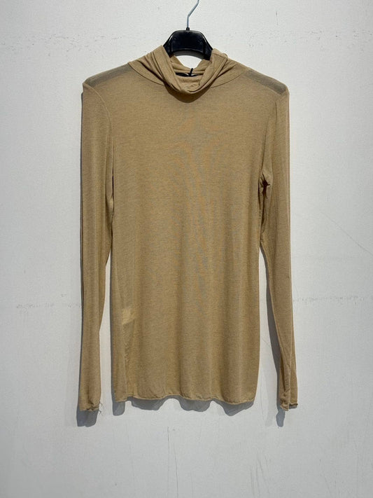 Turtleneck cashmere top 07479: Beige