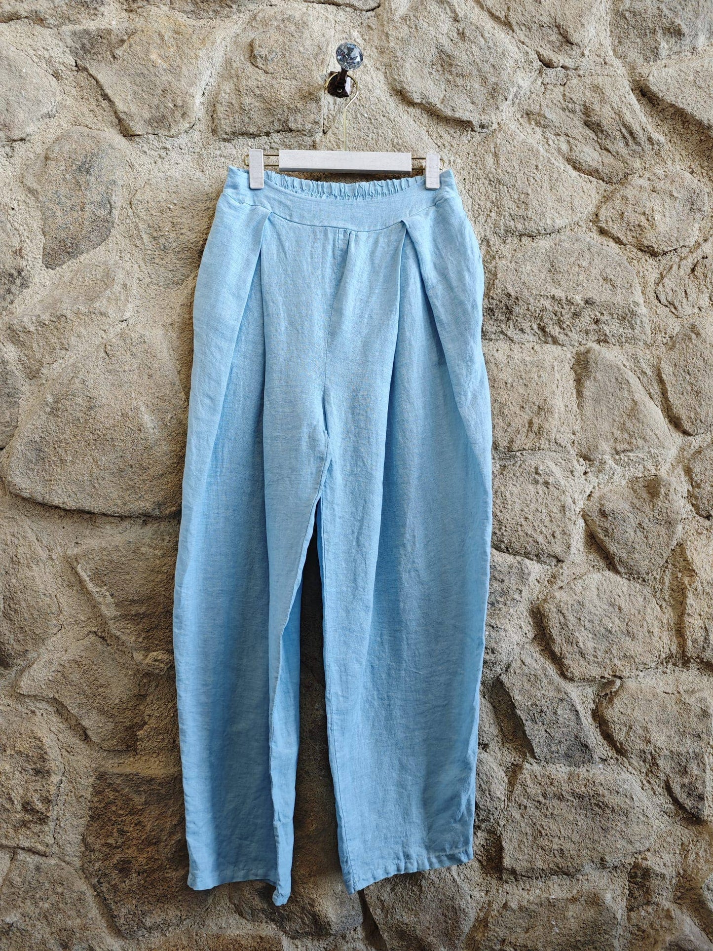 Ref-30622  LINEN PANTS 100%: Khaki