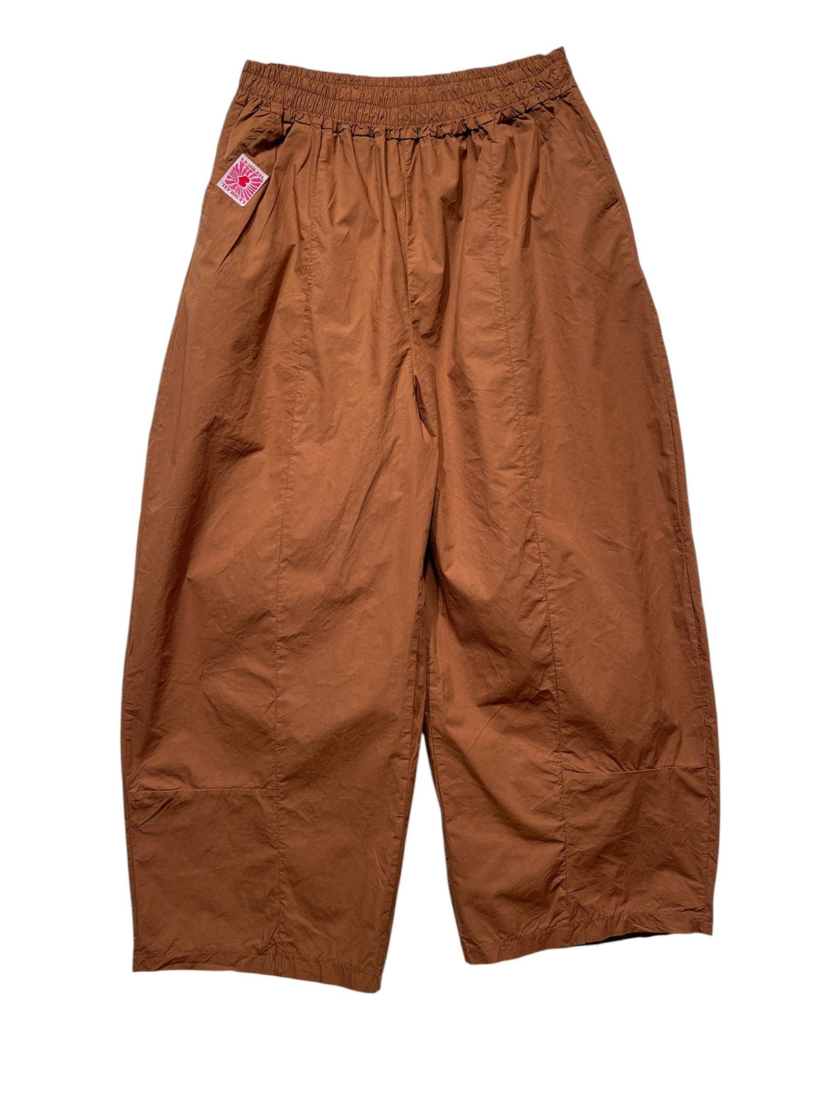 39472 PERCAL COTTON TROUSERS WITH POCKETS: Bordeaux